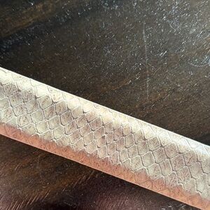 Snakeskin Patterned Belt Real Leather size Medium